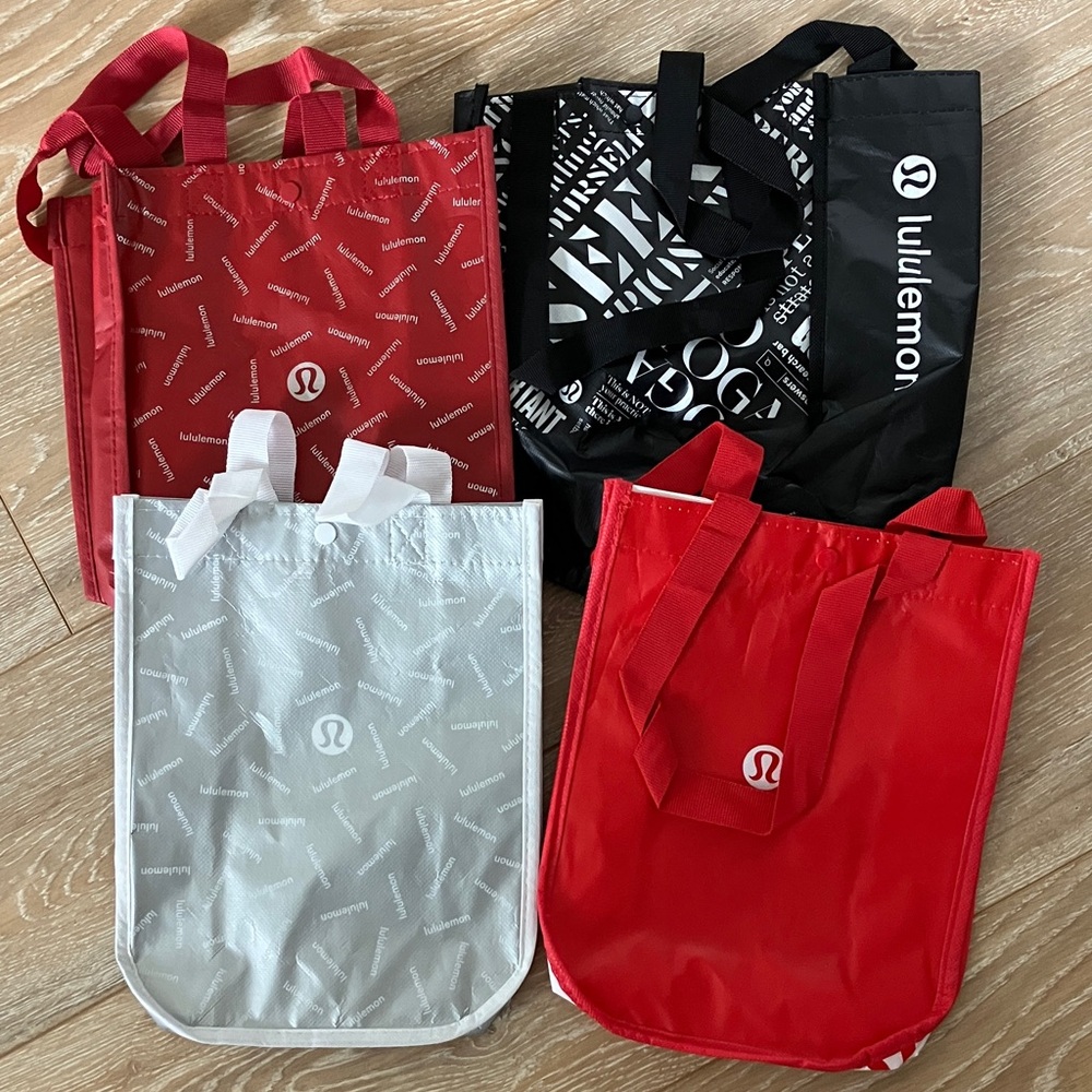 Lululemon Reusable Tote Bags Set